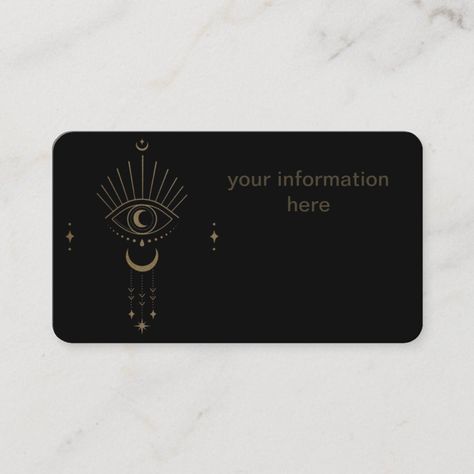 Witchy Business Cards, Spiritual Business Card, Mystic Design, Spiritual Business, Personal Business Cards, Design Business, Business Design, Business Card Design, From Scratch