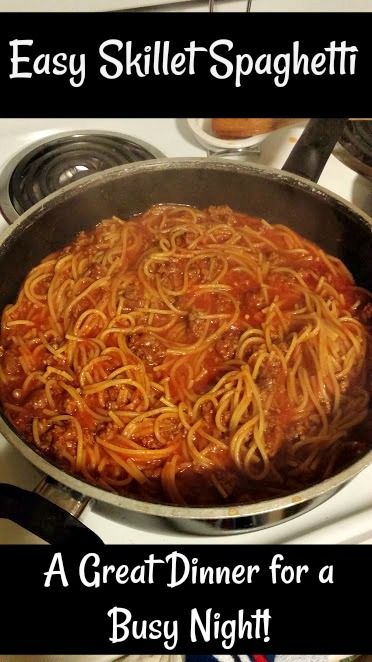 Electric Skillet Recipes Easy, Skillet Spaghetti, Best Spaghetti Recipe, Electric Skillet Recipes, Vegan Ground Beef, Spaghetti Recipes Easy, Skillet Dinner Recipes, Cooking Spaghetti, Easy Skillet Meals