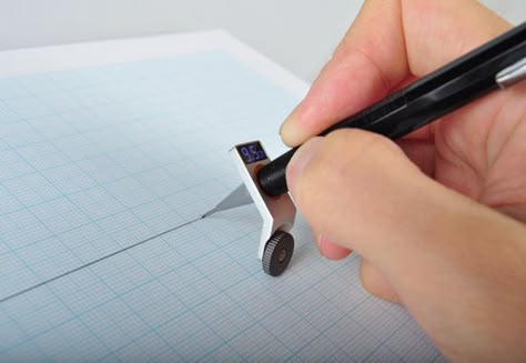 Constrained Ball by Giha Woo. Helps you draw a straight line without using a ruler. Architect Tools, Straight Lines, Art Tools, Drawing Tools, A Pen, Cool Products, Good Ideas, Cool Gadgets, Line Drawing