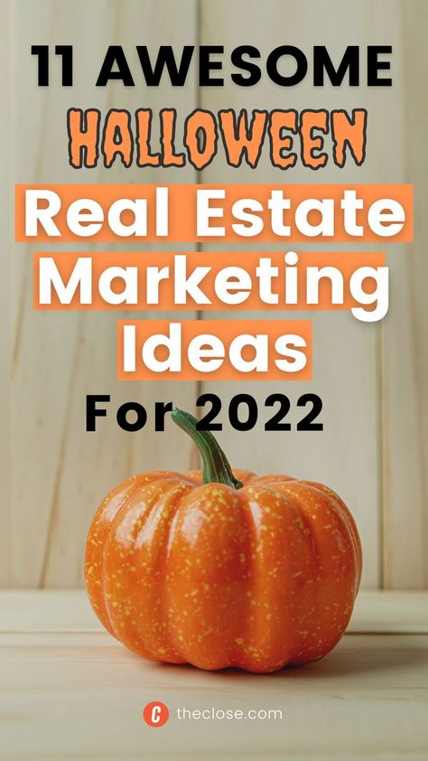 11 Awesome Halloween Real Estate Marketing Ideas for 2022 👻 (+ Templates) Halloween Apartment Marketing Ideas, Pumpkin Marketing Ideas, Realtor Halloween Marketing Ideas, Realtor Pop By Ideas Halloween, Halloween Open House Ideas Real Estate, Halloween Pop Bys Real Estate, Realtor Trick Or Treat Ideas, Real Estate Trunk Or Treat Ideas, Real Estate Halloween Costumes