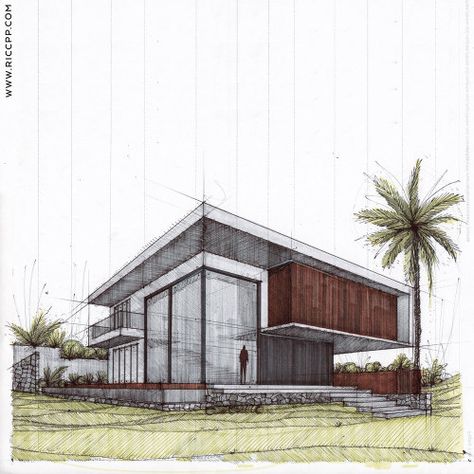 Buildings Sketch Architecture, Architectural Trees, Interior Architecture Sketch, Architecture Drawing Sketchbooks, Perspective Drawing Architecture, Architecture Drawing Plan, Interior Design Renderings, Interior Architecture Drawing, Architecture Life