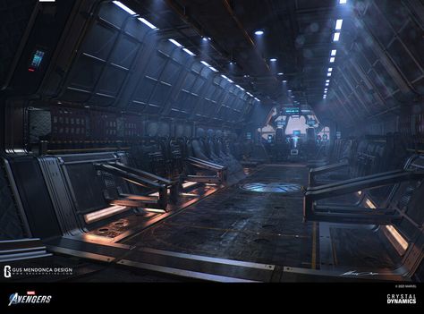 ArtStation - Avengers Quinjet Interior Design, GUS MENDONCA Avenger Compound, Avenger Compound Shifting, Avengers Compound Aesthetic, Avengers Compound, Avengers Compound Interior, Avengers Quinjet, Avengers Compound Visuals, Avengers Tower Aesthetic Interior, Marvel Quinjet