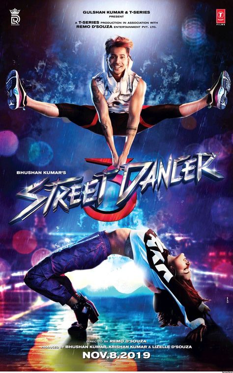 Street Dancer 3d Shraddha Kapoor, Top Bollywood Movies, Street Dancer 3d, Marques Houston, Street Dancers, Hindi Bollywood Movies, Latest Bollywood Movies, Dance Movies, 3 Movie