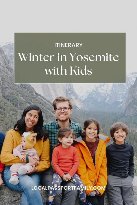 Yosemite national park itinerary Yosemite In December, Yosemite With Kids, Yosemite Winter, Yosemite Sequoia, November Activities, Winter Kids, San Fran, Yosemite National, Amazing Adventures