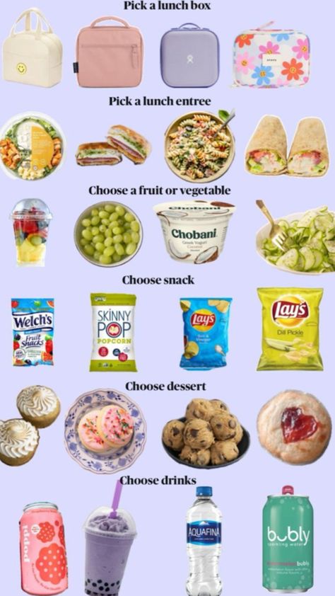 Snack List For Road Trip, Road Trip Snacks Aesthetic, Snackle Box Ideas, Snack Lays, Snacks Aesthetic, Trip Essentials Packing Lists, Snack List, Road Trip Aesthetic, Pickled Fruit