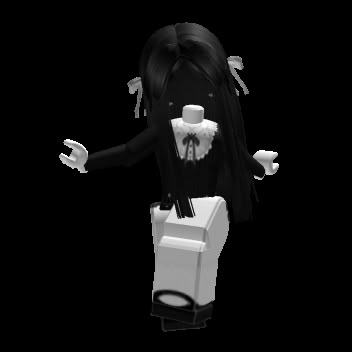 Dark Coquette Roblox Avatar, Black And White Roblox Avatar, Roblox Avatars Black, Black Roblox Avatar, Roblox Girl Avatar, Black Avatar, Outfit Ideas Emo, Emo Roblox Outfits, Emo Roblox