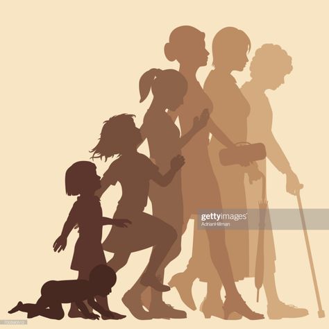 Vector Silhouette, Figure Sketching, Art Painting Gallery, Pop Art Wallpaper, Developmental Psychology, Life Stages, Amazing Drawings, Cool Sketches, Women Life