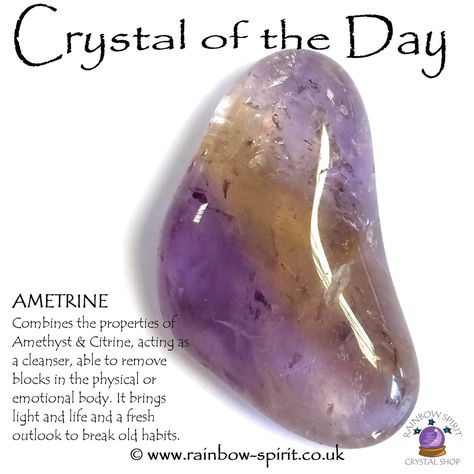 Ametrine Crystal Meaning, Crystal Meanings Charts, Best Healing Crystals, Crystal Seashells, Crystal Healing Chart, Magical Stones, Crystal Guide, Crystals Healing Properties, Meditation Crystals