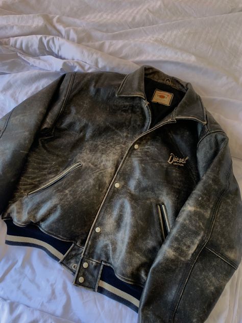 Vintage Diesel Jacket, Diesel Man Outfit, Diesel Jacket Men, Diesel Leather Jacket Men, Diesel Menswear, Diesel Outfit, Diesel Style, Diesel Denim Jacket, Diesel Vintage