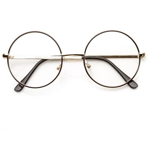 Vintage lennon inspired clear lens round frame glasses 9222 (45 BRL) ❤ liked on Polyvore featuring accessories, eyewear, eyeglasses, glasses, clear eyeglasses, clear circle glasses, round eye glasses, circle eyeglasses and vintage eye glasses Clear Circle Glasses, Clear Round Glasses, Circular Glasses, Round Metal Glasses, Vintage Eye Glasses, Circle Glasses, Round Frame Glasses, Metal Frame Glasses, Glasses Clear