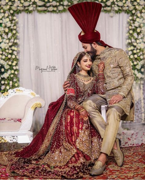 Bridal Shower Items, Pakistani Bride And Groom, Shoots Ideas, Bride Groom Photoshoot, Indian Wedding Clothes For Men, Bride And Groom Poses, Shower Items, Indian Groom Wear, Groom Photoshoot