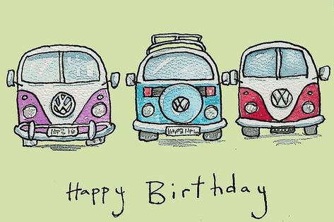 Happy Anniversary Wishes, Happy Birthday Art, Birthday Pins, Happy Birthday Greetings Friends, Happy Birthday Celebration, Happy Birthday Meme, Birthday Wishes Quotes, Happy Birthday Messages, Camper Vans