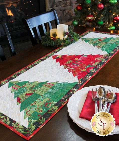 Tree Farm Table Runner - Splendid | Shabby Fabrics