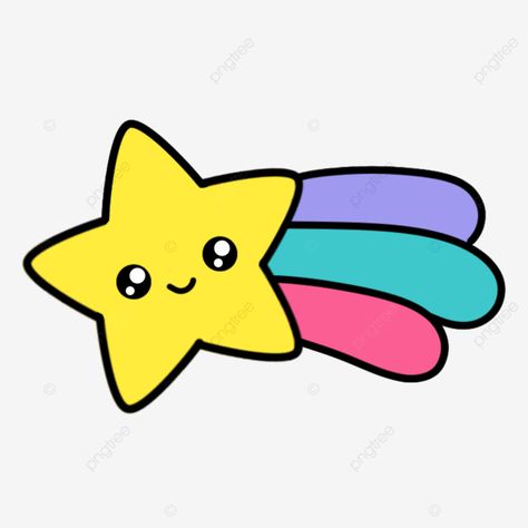 cute shooting star colorful cartoon star stars shooting star png Star Clipart Cute, Shooting Star Illustration, Aliens Guy, Star Cartoon, Star Png, Cartoon Star, Star Doodle, Star Clipart, Pottery Inspo