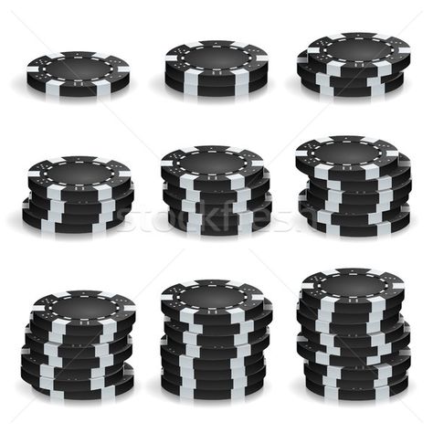 Black Poker Chips Stacks Vector. Realistic Set. Plastic Round Poker Gambling Chips Sign Isolated On  stock photo (c) pikepicture (#8329716) | Stockfresh Poker Chip Stack, Gambling Chips, Gambling Machines, Sweet Potato Protein, Chips Ahoy, Gambling Cake, Breakfast Food List, Photo C, Gambling Humor