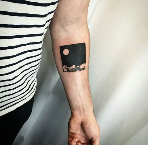 Thick Line Tattoos Cover Up, Solid Tattoo Cover Up, Solid Black Tattoo Cover Up, Black Box Tattoo, Square Tattoo Design, Black Coverup Tattoo, Rectangle Tattoo Design, Black Rectangle Tattoo, Black Square Tattoo