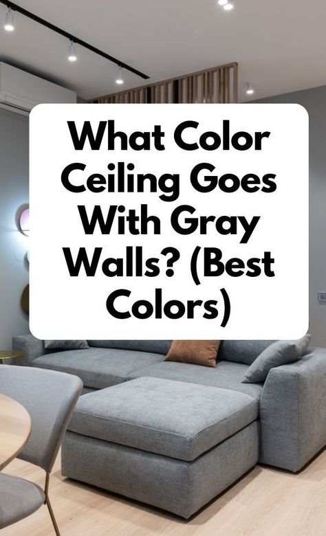 Discover the best color options that complement gray walls and create a harmonious and stylish aesthetic that will have a significant impact on the overall look and feel of your space. Grey Ceiling Living Room, Gray Ceiling And Walls, Ceiling Colors For Gray Walls, Gray Aesthetic Room, Ceiling And Walls Same Color, Grey Living Room Walls, Gray Walls Living Room, Light Gray Walls, Gray Ceiling