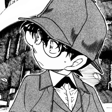 Case Closed Anime Wallpaper, Conan Black And White, Detective Conan Manga Icon, Case Closed Wallpaper, Detective Conan Pfp, Detective Conan Icon, Case Closed Anime, Case Closed Manga, Detective Conan Manga