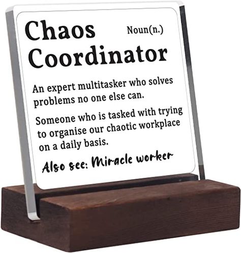 Chaos Coordinator Quotes, Team Manager Gift Ideas, Manager Office, Manager Quotes, Boss Mom, Boss Office, Chaos Coordinator, Office Manager, Best Director