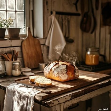 🌾 Why is sourdough bread the perfect homestead staple? 🍞 Whether you're living off the grid or simply embracing the joys of homemade food, sourdough is more than just delicious—it's a connection to tradition, health, and sustainability. 🧡✨ In our latest blog post, we share 5 reasons why sourdough belongs in every homesteader's kitchen. From its natural leavening to its customizable ingredients, sourdough bread brings the heart of homesteading straight to your table. 🙌🥖 Click the link in bi... Making Sourdough Bread Aesthetic, Bread Asthetic Picture, Aesthetic Sourdough Bread, Sourdough Bread Photography, Homemade Bread Aesthetic, Sourdough Pictures, Bread Making Aesthetic, Baking Bread Aesthetic, Sourdough Bread Aesthetic