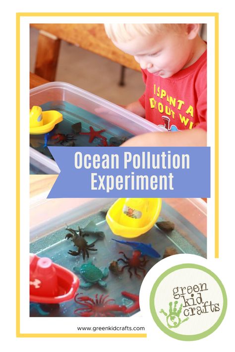 It can be more fun, when explaining something like pollution, to do a hands-on activity to really drive home the concept. This ocean pollution experiment is eye-opening to see what happens when there is an oil spill, especially around #WorldOceansDay when we explore ways to help Earth. #kidscience #ocean #nature #kidsactivities #restoreouroceans #savetheearth #environmentaleducation #savetheseas #protectourplanet #zerowaste #ecofriendly #globalwarming #gogreen #greenkidcrafts Pollution Experiment, Outdoor Science, Pacific Garbage Patch, Science Fair Experiments, Great Pacific Garbage Patch, Ocean Science, Ocean Pollution, Pick Up Trash, Ocean Nature