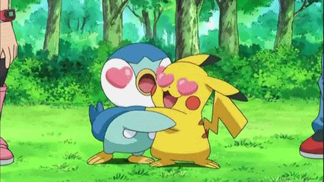 New party member! Tags: love pokemon cartoons & comics hug hugging feel better abrazos couple hug hug gif Pokemon Fire Red, Pokemon Wiki, Battlefront 2, Hug Gif, Pikachu Pikachu, Pokemon Firered, Pokemon Gif, Pokemon Stickers, Cute Pikachu