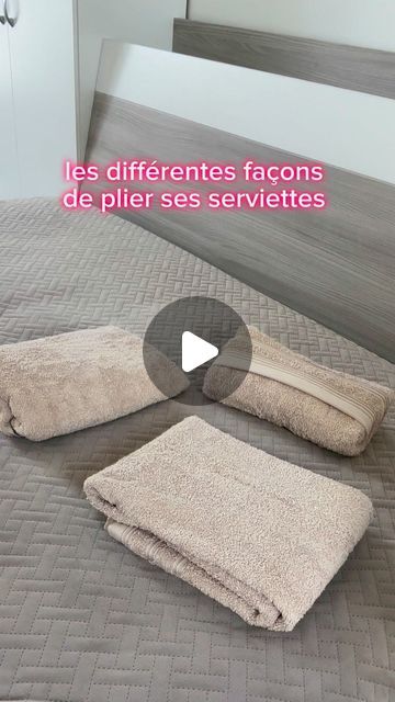 Liridona SHURDHANI |Astuces Rangement & Organisation on Instagram: "Découvre des façons élégantes de plier tes serviettes pour un rendu parfait et choisis celle qui te convient le plus.  N’oublie pas de me dire celle que tu préfères et de t’abonner pour plus d’astuces #maisorganisation #pliage #serviette #organisationmaison #rangement #cleaning" On Instagram, Instagram, Organisation, Tes