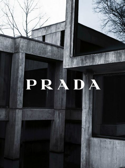 thefashionbubble: Prada Fall/Winter 2014 Advertising Campaign,... Brutalist Concrete, Gfx Design, Concrete Architecture, Steven Meisel, Brand Campaign, Web Banner Design, Fashion Advertising, Brutalism, Design Web