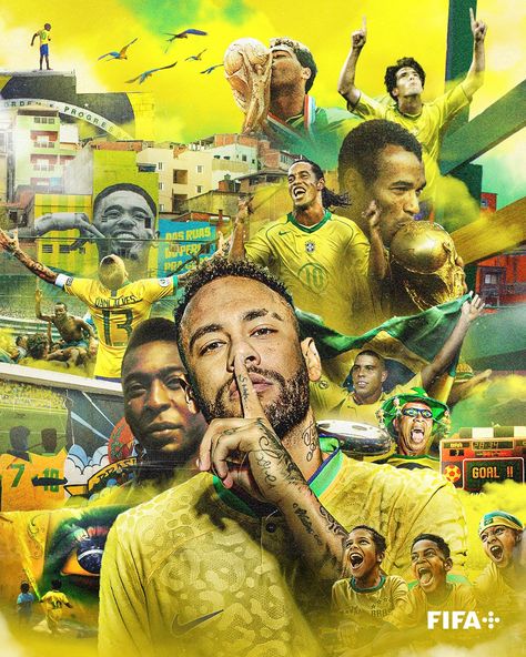 Official FIFA World Cup Posters – Forza27 Soccer Skills, World Cup 2022, Fifa World Cup, Soccer Players, Fifa, World Cup, Brazil, Soccer, Football