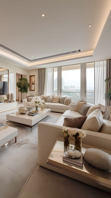 Large Living Room Layout, Luxury Living Room Inspiration, Glam Living Room Decor, Elegant Living Room Decor, Glam Living Room, Home Decor Ideas Living Room, Ideas Living Room, Home Decor Living Room, Elegant Living Room