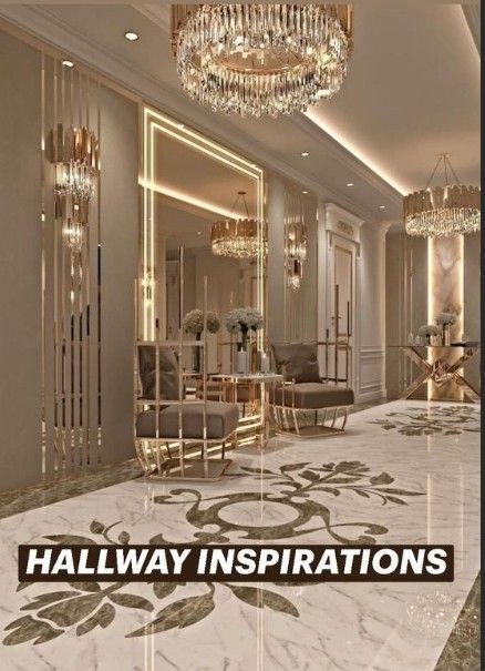 Luxury Living Room Decor, Hallway Inspiration, Entryway Inspiration, Luxury House Interior Design, Hall Interior, Living Room Sofa Design, Living Room Design Decor, Mansion Interior, Home Entrance Decor