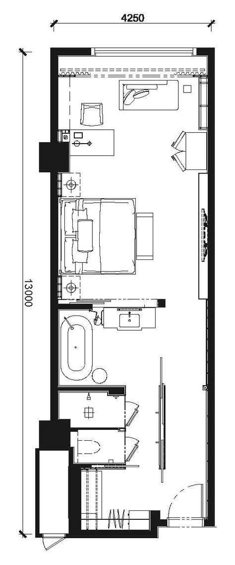 Hotel Suite Plan, Hotel Suite Floor Plan, Hotel Room Plan, Guess Room, Hotel Room Design Plan, Hotel Bedroom Design, Bedroom Design Styles, Hotel Floor Plan, Hotel Floor