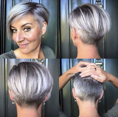 Chicken Stencil, Bob Short Hairstyles, Spiky Hair, Short Hair Undercut, Short Grey Hair, Short Hairstyles For Thick Hair, Pixie Haircuts, Short Pixie Haircuts, Undercut Hairstyles