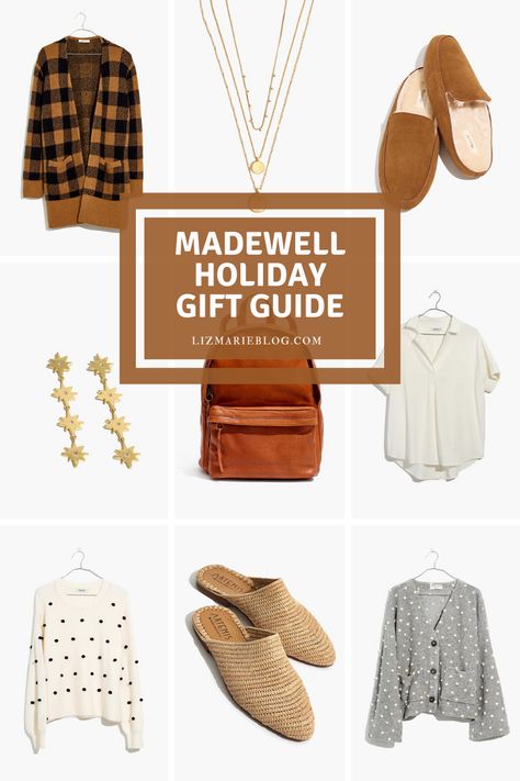 Womens clothing and accessories gift guide. #womensgiftguide #giftguide #christmasgiftguide #madewell Gift Guide Women, Liz Marie Blog, Christmas Gift Guide, Curated Gifts, Holiday Gift Guide, Aesthetic Outfits, Cottage Decor, Winter Decor, Gift Item