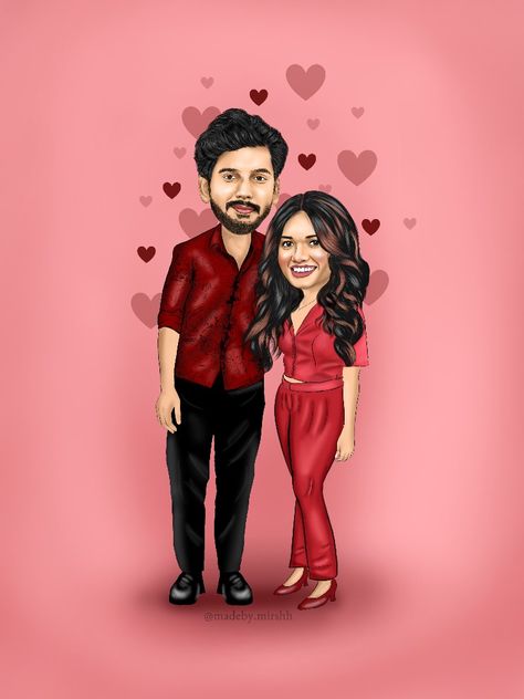 Wedding caricature.cartoon.digitaldrawing.weddinggiftideas.coupledrawings.madeby.mirshh.personalisedgift. Indian Wedding Caricature, Wedding Digital Art, Caricature Wedding Invitations, Couple Png, Wedding Card Design Indian, Caricature Gifts, Indian Wedding Invitation Card Design, Caricature Wedding, Cradle Ceremony