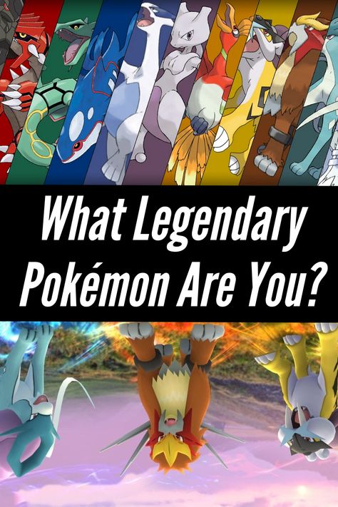 You aren’t just a Pokémon! You’re a beast of legend, a mythological marvel! How will your personality decide which Legendary Pokémon you’ll become? Take this quiz and find out! The world of Pokémon is brimming with mysteries. In long-forgotten tombs and caverns, in mystical lakes and fields and forests, soaring in the planet’s atmosphere or scheming in strange, alternate dimensions, Pokémon of the rarest and most powerful kinds abound. Cute Legendary Pokemon, Which Pokemon Are You, Pokemon Quizzes, Pokemon As People, Pokemon Trivia, Pokemon Go List, What Pokemon Are You, Kyogre Pokemon, Buzzfeed Quiz Funny