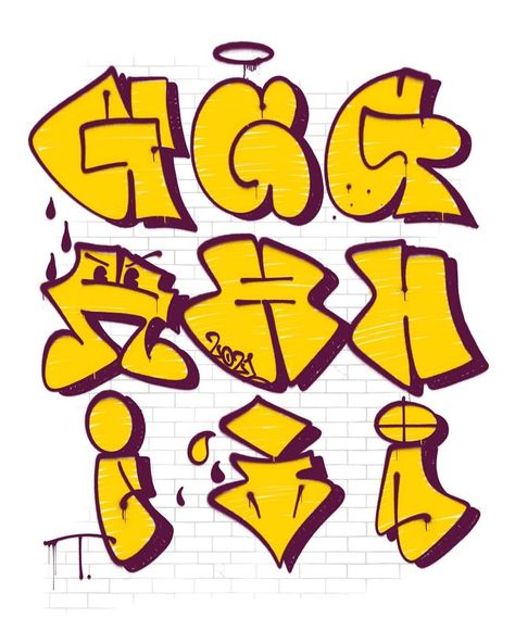 Graffiti Throw Up Letters Alphabet, G Graffiti Letter, Throw Up Letters, Graffiti Letter G, G Coloring Pages, Graffiti C, White Brick Wallpaper, Graffiti Lettering Alphabet, Graffiti Wildstyle