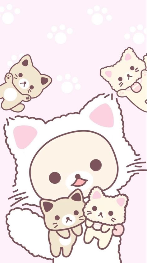 Rilakkuma Wallpaper, Images Hello Kitty, Walpaper Hello Kitty, Iphone Wallpaper Kawaii, Cute Desktop Wallpaper, Sanrio Wallpaper, Hello Kitty Iphone Wallpaper, Puella Magi Madoka Magica, Hello Kitty Pictures