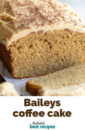 Baileys Coffee Cake, Coffee And Baileys, Coffee Cake Loaf, Baileys Coffee, Coffee And Walnut Cake, Baileys Recipes, Loaf Cake Recipes, Cakes Slices, Loaf Cakes