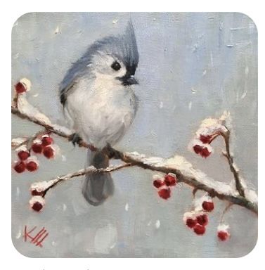 수채화 그림, Contemporary Abstract Art, Winter Art, Bird Drawings, Watercolor Bird, Christmas Paintings, Daily Paintworks, Fine Art Gallery, Birds Painting