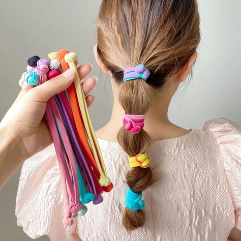 Just found this amazing item on AliExpress. Check it out! $1.14 | Knotted Hair Rope Elastic Hair Bands Ties Scrunchie Hairbands Double Knot Women Bow Ponytail Holder Hair Accessories Headdress Korean Knot, Knot Ponytail, Everyday Hairstyle, Stylish Ponytail, Scrunchie Ponytail, Solid Color Hair, Bow Ponytail, Double Knot, Ponytail Holder