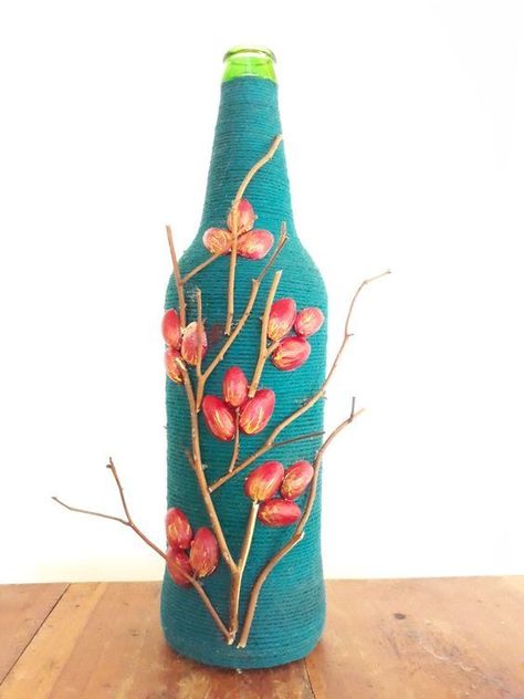 #diy_room_decor,#bottle_art, #art_and_craft,#craft_ideas, #room_decor_idea, #bottle_design, #home_decoration_ideas, #decorative_bottles, #cut_glass_bottle_easy,#how_to_cut_bottle_easy, #showpiece,#table_top,#bottle_craft_ideas Glass Bottle Recycling Ideas, Recycling Ideas For Home, Bottle Recycling Ideas, Shivratri Photo, Bottle Art Projects, Art Deco Living, Vintage Wine Glass, Pistachio Shells, Deco Living