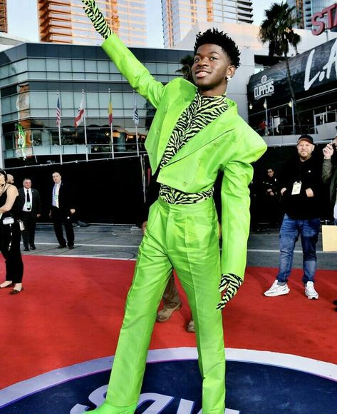 Lil Nas X Spiritual Outfit Boho Style, Lil Nas X Outfit, Glam Dresses Long, Sophia Richie Outfits, Leather Outfits, Red Carpet Outfits, Best Dressed Man, Academia Fashion, Aesthetic Streetwear