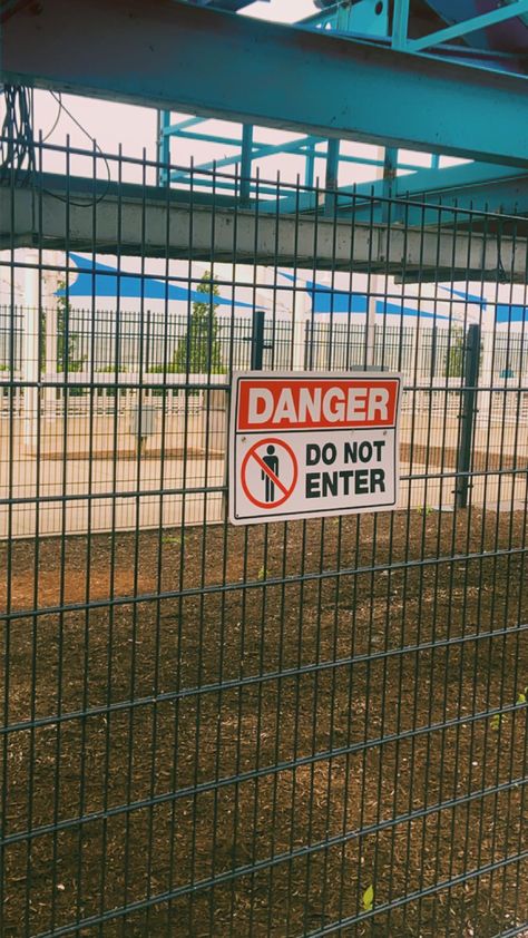 danger| warning| sign| do not enter| roller coaster| cedar point| gate| beach| aesthetic| Danger Sign Aesthetic, Warning Aesthetic, Danger Signs, Do Not Enter, Cedar Point, Warning Sign, Warning Signs, Beach Aesthetic, Roller Coaster