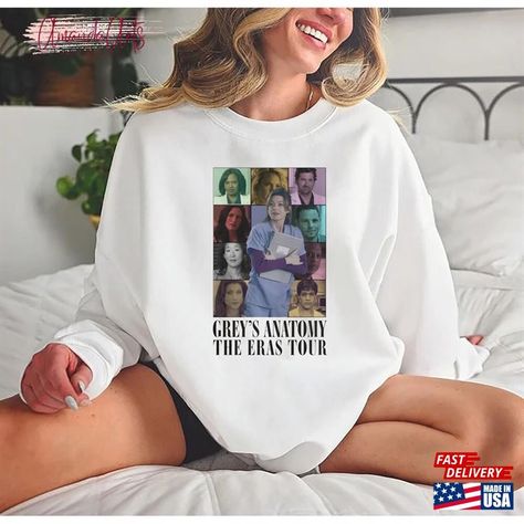 Grey's Anatomy X Eras Tour Shirt The Og Sweatshirt Classic Hoodie Check more at https://amandaarts.com/product/grey-s-anatomy-x-eras-tour-shirt-the-og-sweatshirt-classic-hoodie/ Eras Tour Shirt, Girl Movies, Football Sweatshirt, Movie Shirts, Movie T Shirts, Retro 90s, Tour Shirt, Grey's Anatomy, Kid Tees