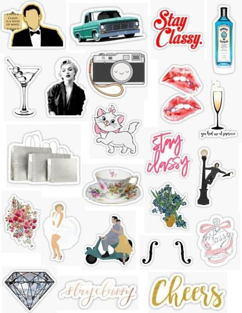 Tea Flowers, Rich Money, Stay Classy, Sticker Pack, Money