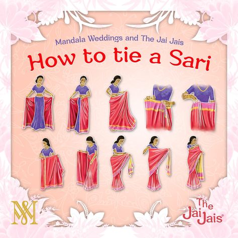 How to tie a sari a step by step guide Kunal Rawal, Mandala Wedding, Fashion Quiz, Designer Pajamas, Hand Printed Textiles, Anita Dongre, Dapper Style, Indian Saree, Social Media Stars