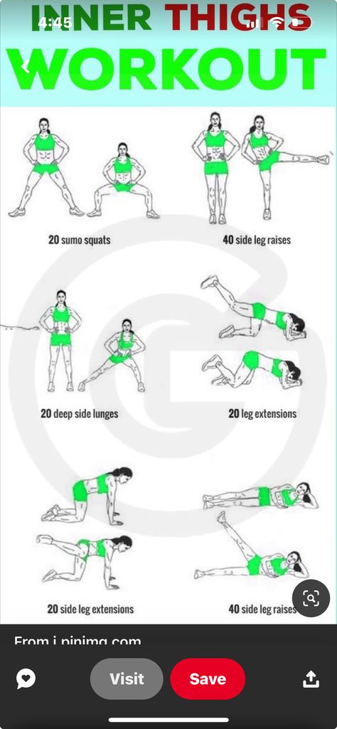 Inner Thigh Workout, Side Lunges, Sumo Squats, Leg Extensions, Thigh Exercises, Leg Raises, Inner Thigh