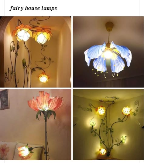 Flower Lamps, Fairy Lamps, Fairy Room, Space Aesthetic, Dorm Inspo, Mouse House, Flower Lamp, Cute Bedroom Decor, Lost Girl