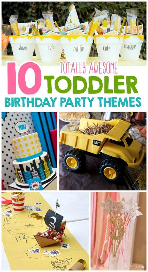 Toddler Birthday Parties, Birthday Party Themes For Boys, Toddler Birthday Themes, Toddler Birthday Party Themes, Shared Birthday Parties, Toddler Girl Birthday Party, 3rd Birthday Party For Boy, Double Birthday Parties, Arts N Crafts